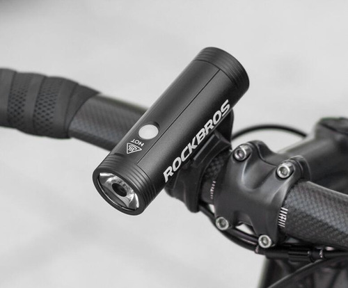 Imagen 4 de 7 de Linterna Luz Led Delantera Para Bicicleta 400 Lumen Rockbros