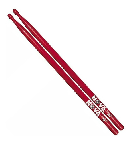 Baquetas Nova By Vic Firth Punta Madera 5a 5b 2b 7a Rojo