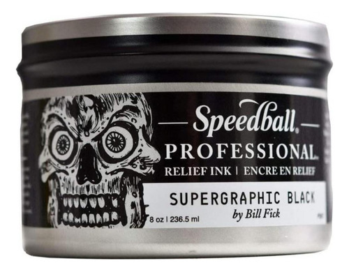 Tinta Para Xilo Speedball Supergraphic Black 236,5ml