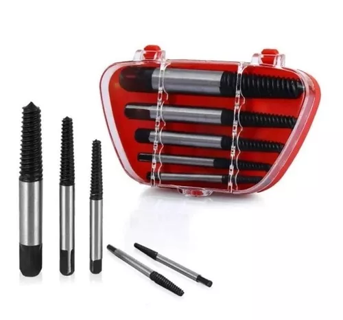 Set Extractor Tornillos Rotos Macho Wembley 5 Piezas