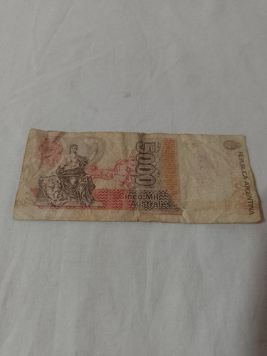 Billete Antiguo 5000 Ausrales