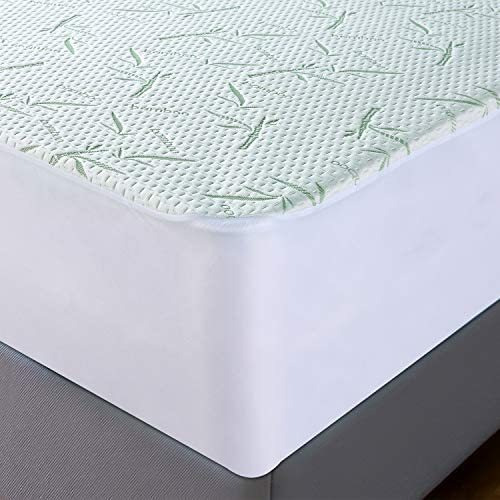Protector De Colchón Utopia Bedding Twin Bambú Transpirable Color Otros