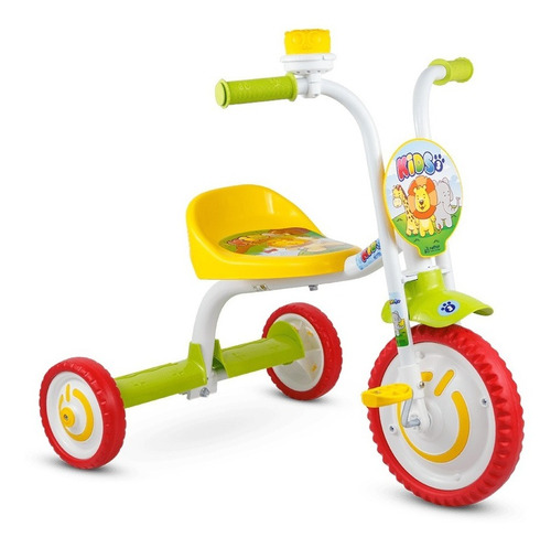 Motoca Triciclo Infantil 3 Rodas Limitador De Giro Nathor