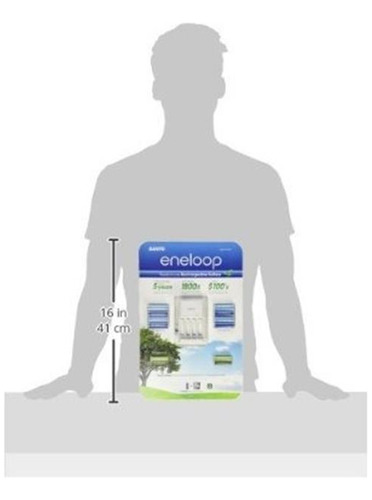 Sanyo Eneloop El Cargador Y 8 Aa Recargable Y 4 Pilas Aaa Re