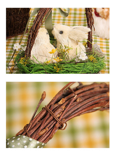 De Pascua Y Pollito Decoración Escultura Huevo De Pascua