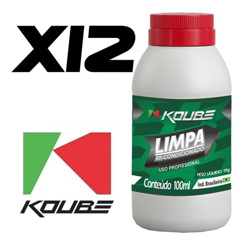 Kit 12 Koube Limpa Ar-condicionado Via Maquina P/ Carros