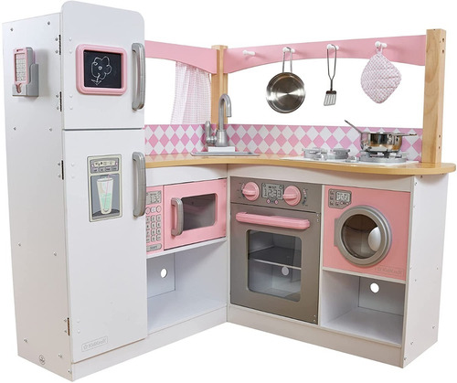 Cocina Niña Juguete Juego Regalo Estufa Cocinita Rosa Esquin