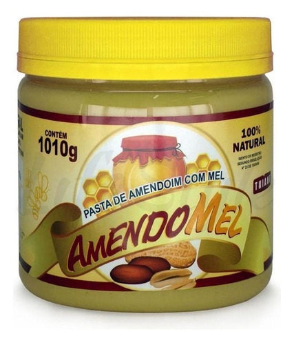Pasta De Amendoim Crocante Amendomel (1010g)