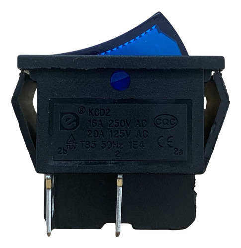 Chave Gangorra Kcd4-201n Azul 16 20a 250v 4 Terminais
