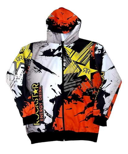 Campera Rockstar Red Bull Monster Alpinestars Moto