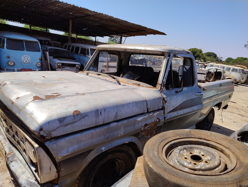 F100 1974 Para Restauração Acompanha Motor V8 292 E Peças