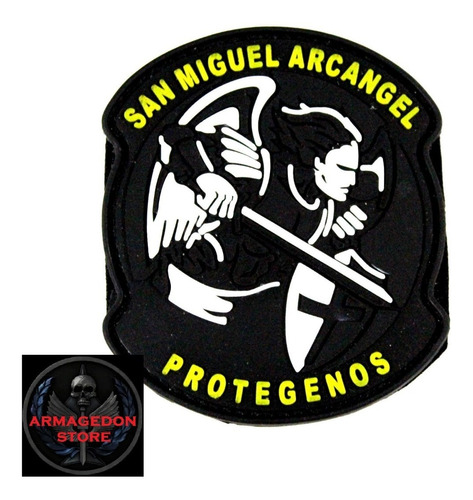 Parche San Miguel Arcangel Tactico Militar Marina Policia 