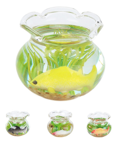 I Minipecera De Cristal Para Casa De Muñecas, 4 Piezas,