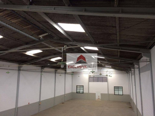 Galpão Para Alugar, 710 M² Por R$ 9.000/mês - Chácaras Reunidas - São José Dos Campos/sp - Ga0010