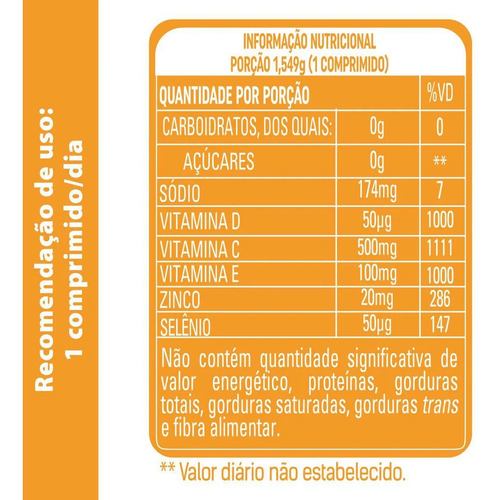 Addera + Imunidade Vitamina D 2.000 U.i 90 Comprimidos
