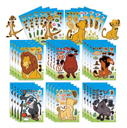 Adesivos De Quebra-cabeça Disney The Lion King Para Crianças