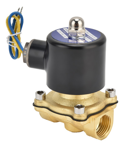 Válvula Solenoide Normalmente Cerrada 2w16015 G1/2 En Latón