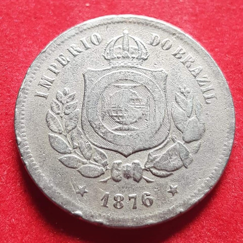 Moeda 100 Réis 1876, Império Do Brasil 