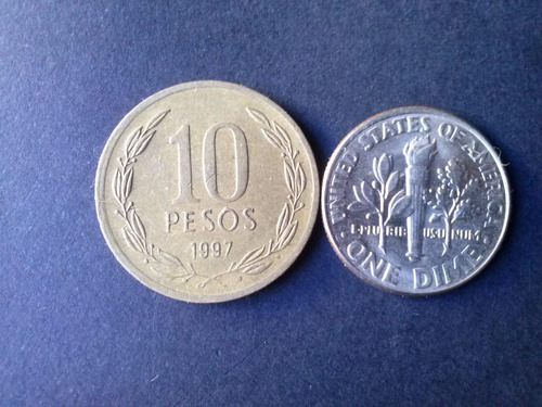 Moneda Estados Unidos One Dime Níquel 2001 Ceca D (c45)