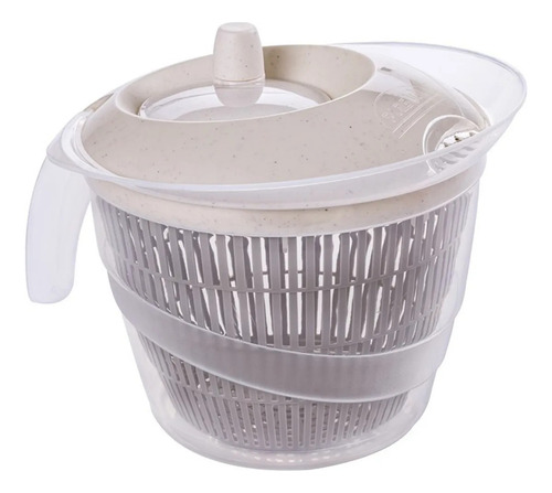 Pote Secador Seca Salada E Verduras 4l Com Cesto Plasútil