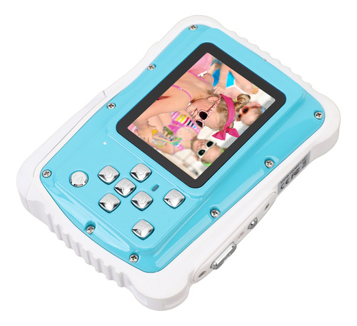 Cámara Digital Subacuática Para Niños Con Zoom De 12 Mp Y 8x