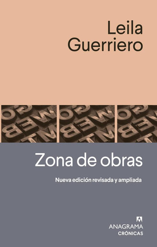 Libro: Zona De Obras. Guerriero, Leila. Anagrama