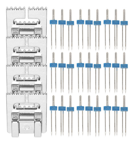 Accesorios Para Máquinas De Coser, 18 Agujas Dobles Y Dobles