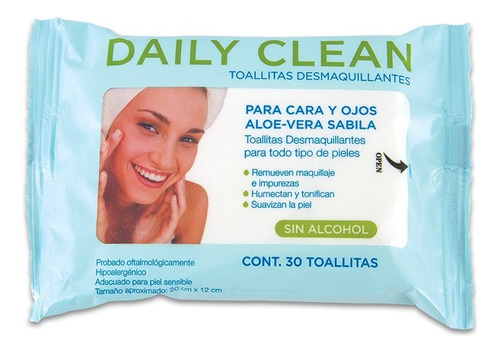 Toallitas Desmaquillantes Aloe-vera 30 Piezas