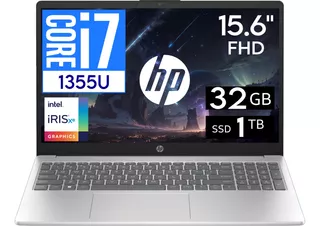 Laptop Hp 15 Core I7 1355u 32gb Ssd 1tb 15.6 Win 11 + Funda
