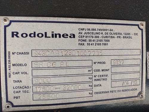 Imagem 9 de 12 de Carreta Graneleira Ls 3 Eixos 2013! Carga Seca/baú/sider