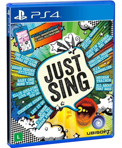 Jogo Mídia Física Just Sing Original Para Playstation 4