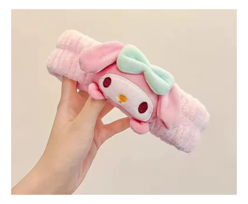 Diadema De Maquillaje Mas Láminas Jabón Kuromi Pompompurin Rosa My Melody