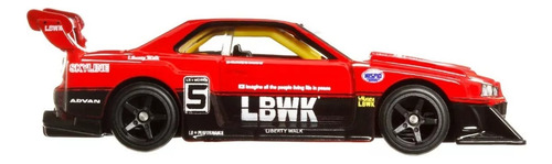 Hot Wheels Liberty Walk Er34 Nissan Skyline Color Rojo