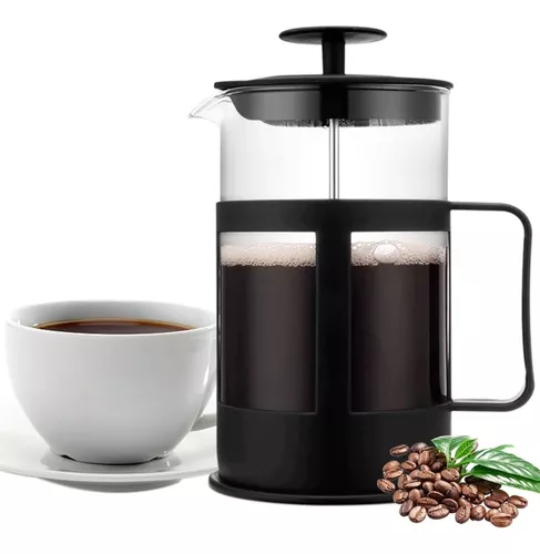 LTLWSH Cafetiere - Cafetera de prensa francesa, cafetera, cafetera manual  de prensa francesa con olla de vidrio a prueba de golpes y filtro de émbolo