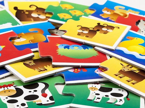 Imagen 3 de 4 de Juego De Mesa Infantil Las Familias De Animales Ruibal