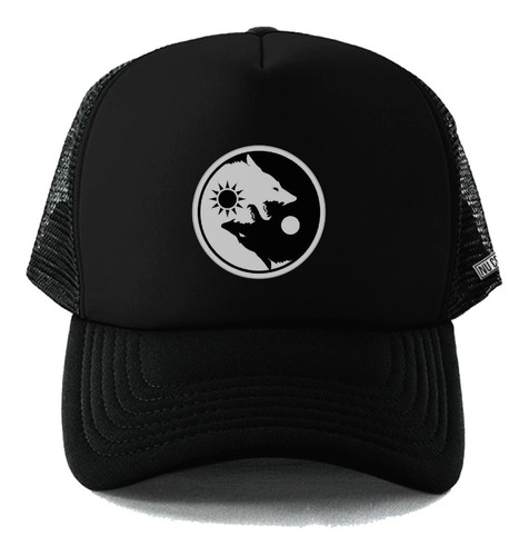 Gorra Con Malla Lobos Yin Y Yang Phg 