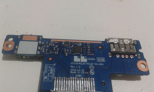 Imagem 2 de 2 de Placa Usb Audio Leitor De Cartão Lenovo G40-80