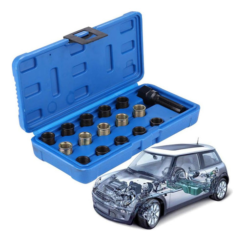 Juego De 16 Piezas De Reparación De Bujías De 14 Mm