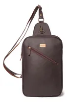 Comprar Mochila para Hombre Bandolera Hombre Mariconera Hombre Crossbody Hombre Bolsa de Viaje Bandolera Mujer Bolso para Hombre 100% Piel YAYAS Color Café Oscuro