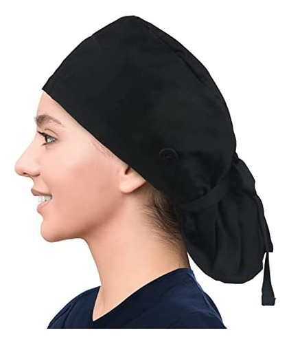 Iris Craft Gorro De Trabajo Ajustable Con Botón, Gorro De Tr