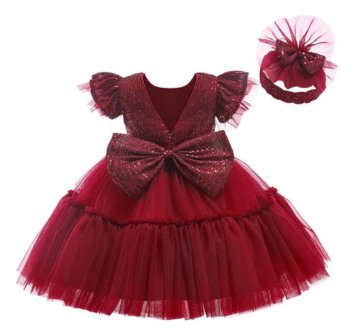 Vestido De Tutú Con Lazo Y Lazo Para Niñas, Princesa Del Mes