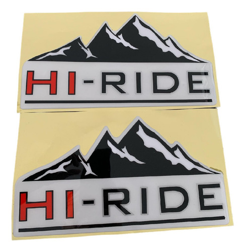 2 Sticker Alto Relieve Hiride Para Dmax