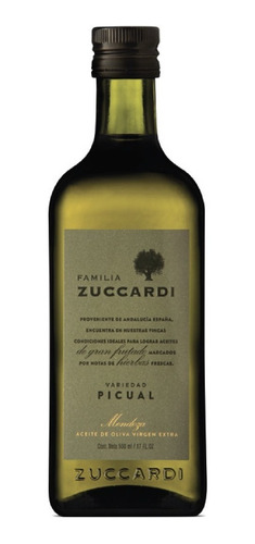Aceite De Oliva Familia Zuccardi Picual 500 Ml