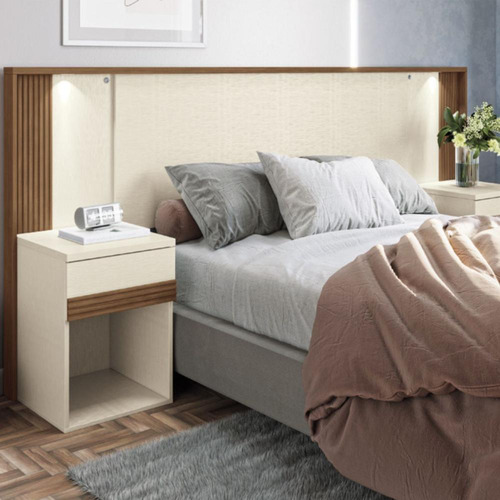 Conjunto Quarto Completo Pequim Jatoba Areia