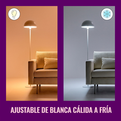 Set 2 Philips Smart Gu10 Wiz Wifi Multicolores Google Matter