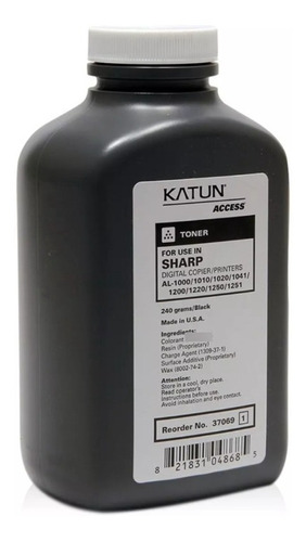 Toner Sharp Al 1645  2020  1530 Recarga 240 Grs. 7mil Copias