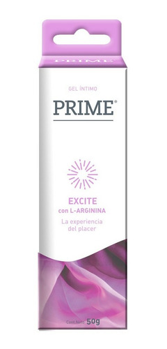 Imagen 3 de 4 de Gel Lubricante Intimo Prime Excite X 50 Grs.