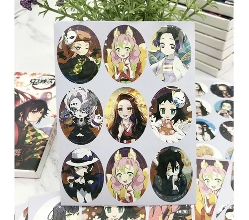 Stickers Demon Slayer Kimetsu No Yaiba Más De 300 Azar