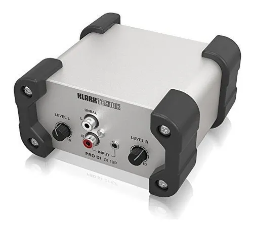 Caja De Sonido Pasiva Klark Tekink Pro Di 10p Con Entrada Es