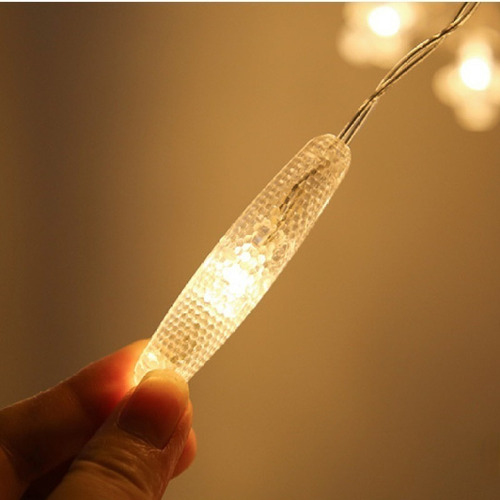 Cortinas Serie Luces Navidad Copo De Nieve Usb 8 Modos Led
